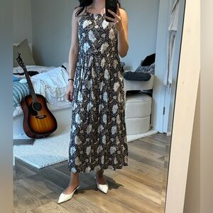Old Navy Boho Paisly Print Midi Dresss - Alice and Olivia Inspired